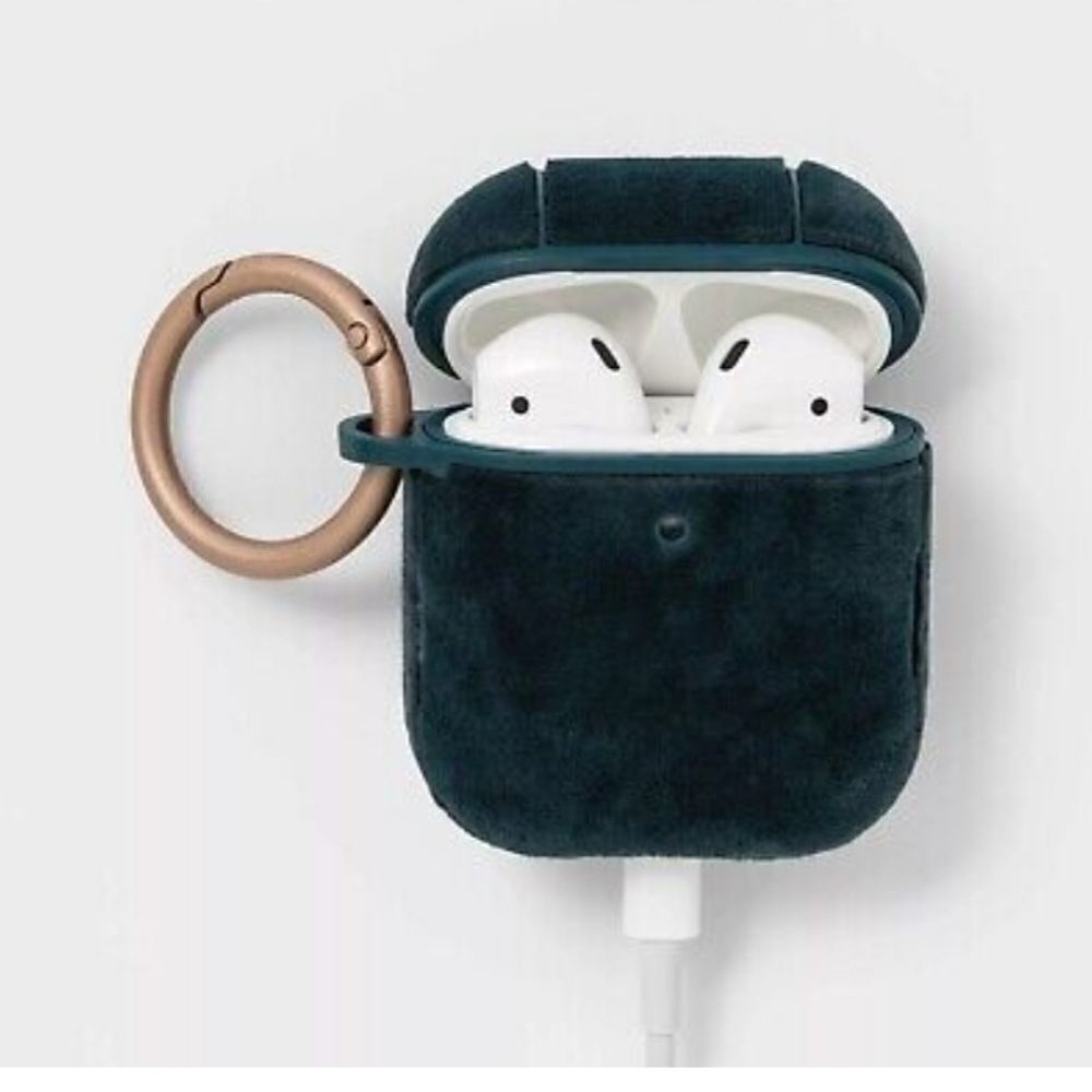 heyday Airpod Case - Crushed Velvet Dark